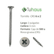 thumbnail image 2 of Tornillo Madera Crs Zincado 6 X 2 Pulgadas - 500 Unidades, 2 of 4