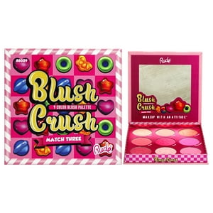 Rude Cosmetics - Paleta De Rubores De Color Blush Crush - Combina Con Tres De Para Mujeres - Rubor