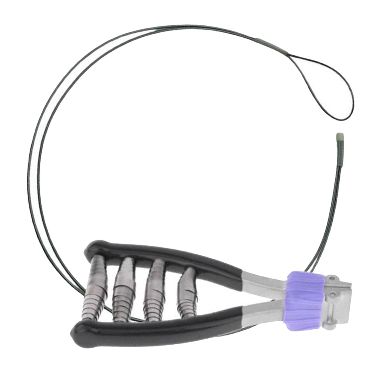 Ioensy - Cable De Extensión De Abrazadera De Arranque De Cuerda Para Accesorios De Tenis De Raqueta De Bádminton Negro