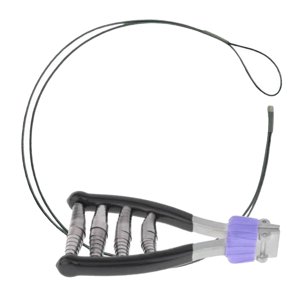 Ioensy - Cable De Extensión De Abrazadera De Arranque De Cuerda Para Accesorios De Tenis De Raqueta De Bádminton Negro