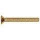thumbnail image 1 of Tornillo Hillman de 10 a 24 x 3,2 cm, cabeza plana, latón, 20 unidades, 1 of 1