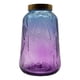 thumbnail image 3 of Florero Jarron Decorativo De Vidrio Morado Azul Diseño Ramas, 3 of 5