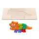 thumbnail image 5 of Rompecabezas De Madera Para Niños Rompecabezas De Dinosaurios De Madera Para Niños Pequeños Triceratops Preescolar, 5 of 5