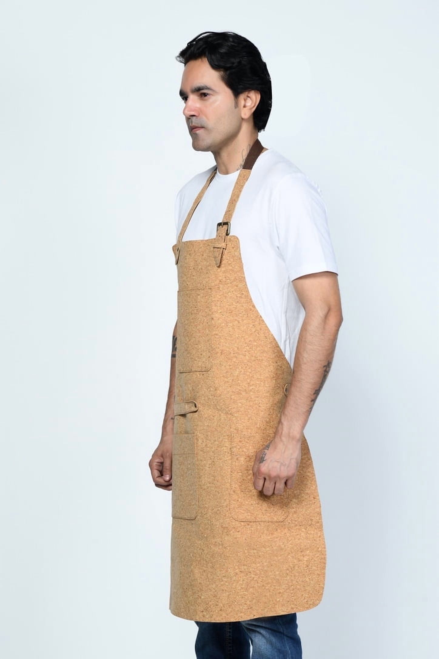 Delantal Sharo Corcho Natural Multiuso