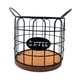 thumbnail image 4 of Soporte Moderno para Cápsulas de Café, Decoración de Cesta para Cápsulas de Café, Accesorios para Cafetería, Almacenamiento de Cápsulas de Café de Met negro, 4 of 5