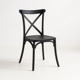 thumbnail image 1 of Silla Crossback Danubio de Terraza Exterior o Comedor - Negra, 1 of 7