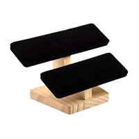 Magideal - Soporte De La Sala De Arbustos, Soporte De Joyería, Organizador De Joyería Moderno Hecho De Terciopelo, Elegante Cómoda De Cajones, Soporte De Joyería 2 Capas