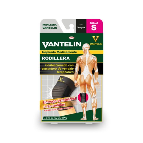 Rodillera Estabilizadora Vantelin S Negra