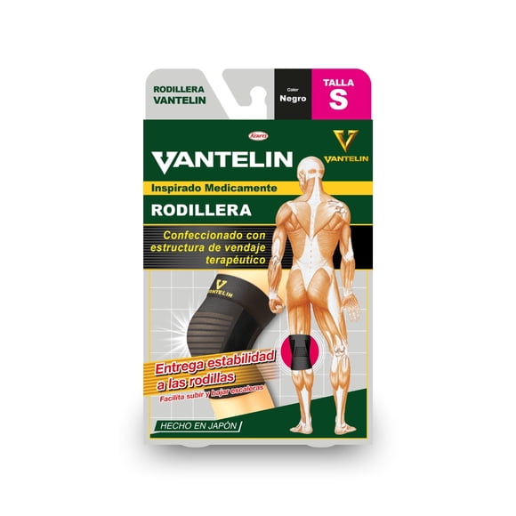 Rodillera Estabilizadora Vantelin S Negra