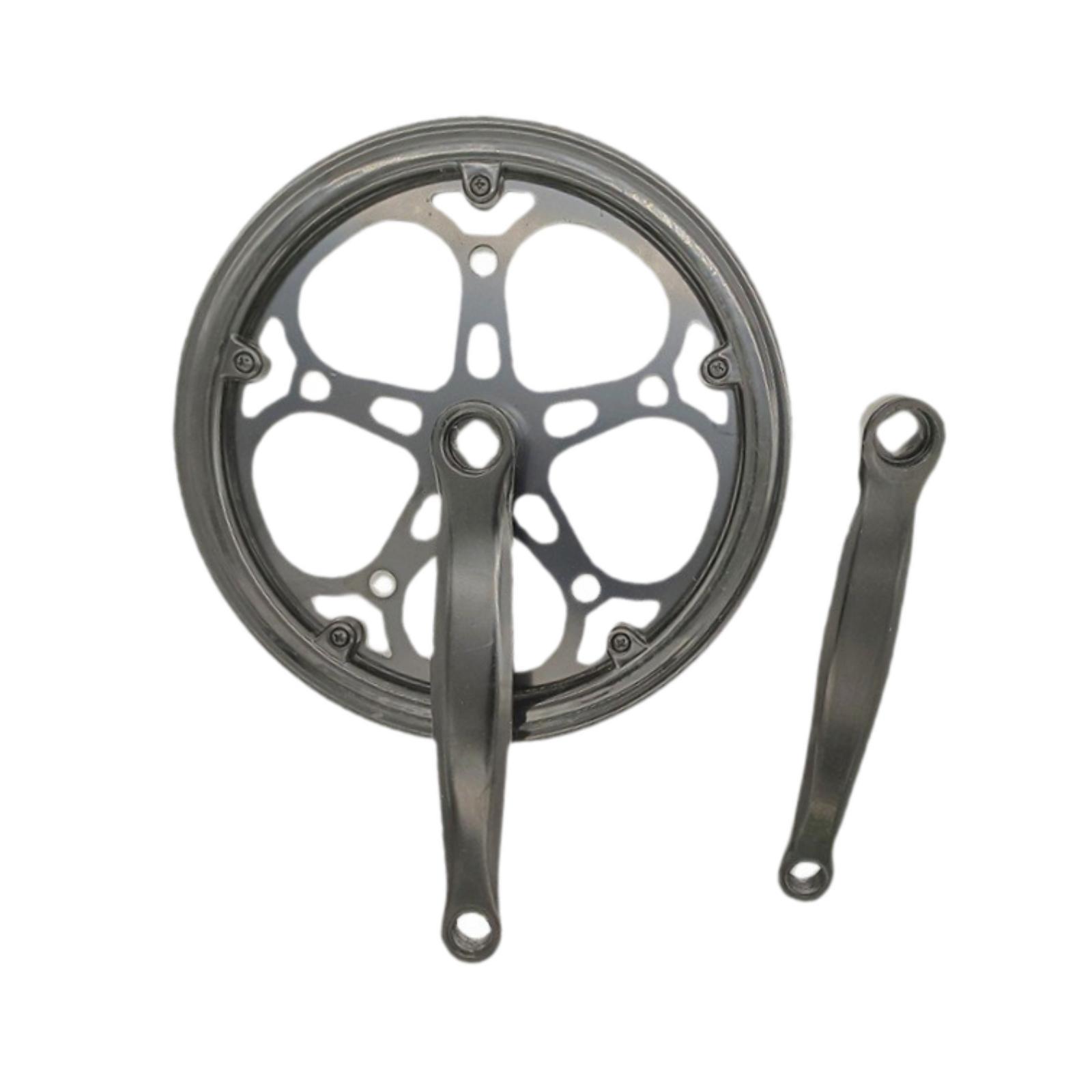 Ioensy - Juego De Bielas Para Bicicleta, Brazo De Manivela De 170Mm, Piezas De Componentes De Bielas De Bicicleta Plegables De Ciudad