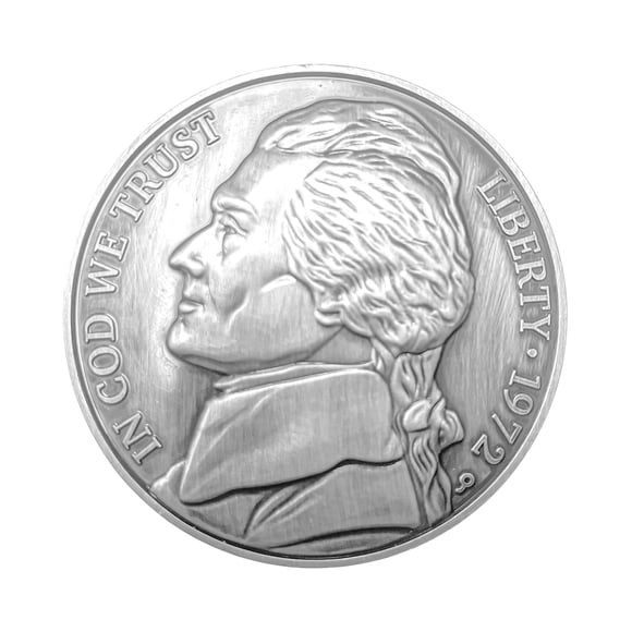 Moneda Vaulted Skulls & Co – Prop de níquel de 8 cm