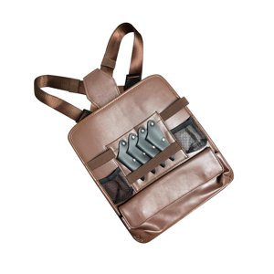 Ioensy - Bolsa De Pecho Para Peluquero, Bolsa De Tijera Para Peluquería, Bolsa De Herramientas Para Estilista Que Ahorra Espacio, Color Marrón