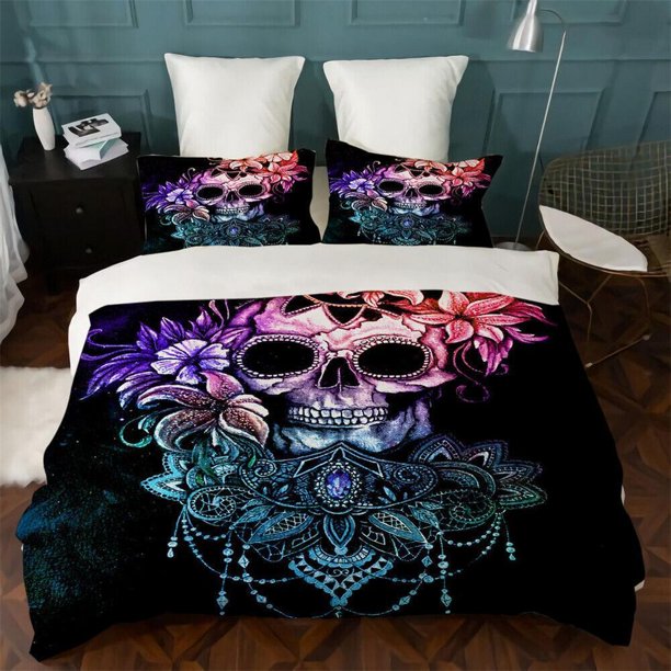 Game Fans Animal Print Lion Horse Cat Quilt Duvet Cover Set Kids Soft3-Piece Bedding Set