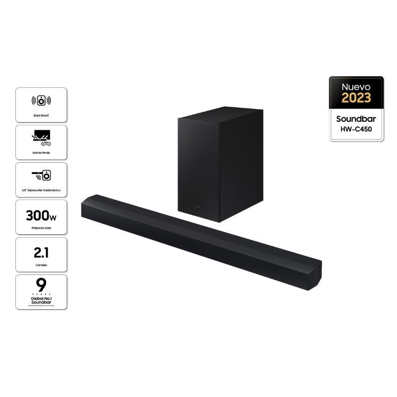 Samsung - Soundbar Hw-C450 2.1 Ch