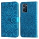 thumbnail image 1 of Funda tipo cartera FOXDOCK para Realme 9i , diseño girasol en relieve, cuero PU, cierre magnético, soporte y tarjetero, 1 of 5