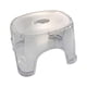 thumbnail image 1 of Taburete de acrílico para baño, taburete para cambiar zapatos, reposapiés transparente, ligero, estable, pequeño banco de ducha, asiento portátil para, 1 of 5