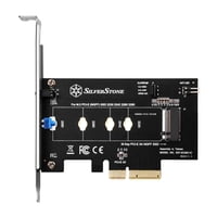 Tarjeta Adaptadora Silverstone Ecm21-E M.2 Pcie/Nvme Ssd A Pcie X4