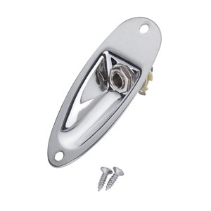 Magideal - Jack De Guitarra Eléctrica Guitar Guitar Jack Jack Professional 6.35 Mm Con Tornillos , Argén