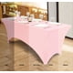 thumbnail image 4 of Mantel Utopia Kitchen Spandex, paquete de 2 unidades, 6 pies, rosa, 4 of 9