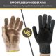 thumbnail image 4 of Guantes de protección Evridwear, talla grande, color gris, 24 pares, 4 of 8