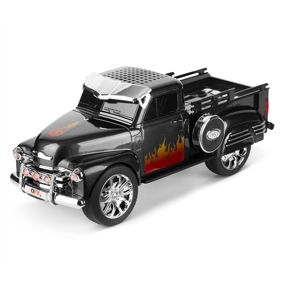 Réplica de camioneta Hot Rod con altavoz QFX Bluetooth 1953