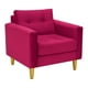 thumbnail image 2 of Sofa Retro 1C Felpa 01 Burdeo, 2 of 6