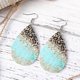 thumbnail image 3 of Stylish Leopard Print PU Leather Drop Earrings for Women and Girls - Easy to Wear and Comfortable, 3 of 4