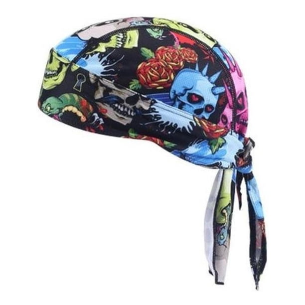 Bandana Estilo Pirata , Protección Uv, Deportes Moto Bici multicolor M