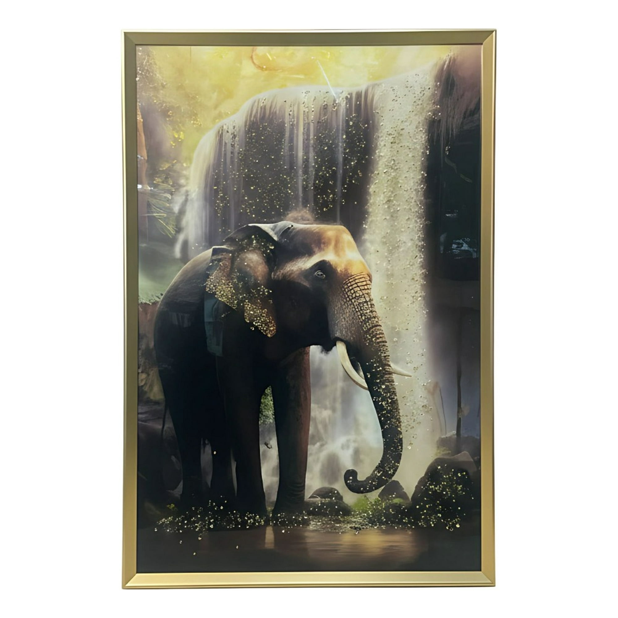 Genérico - Cuadro Decorativo Elefante Majestuoso Naturaleza Adorno Jhn