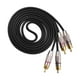 thumbnail image 4 of Cable Audio Estéreo 2RCA A 2RCA Multiusos Para Subwoofer Home Audio 1m, 4 of 5