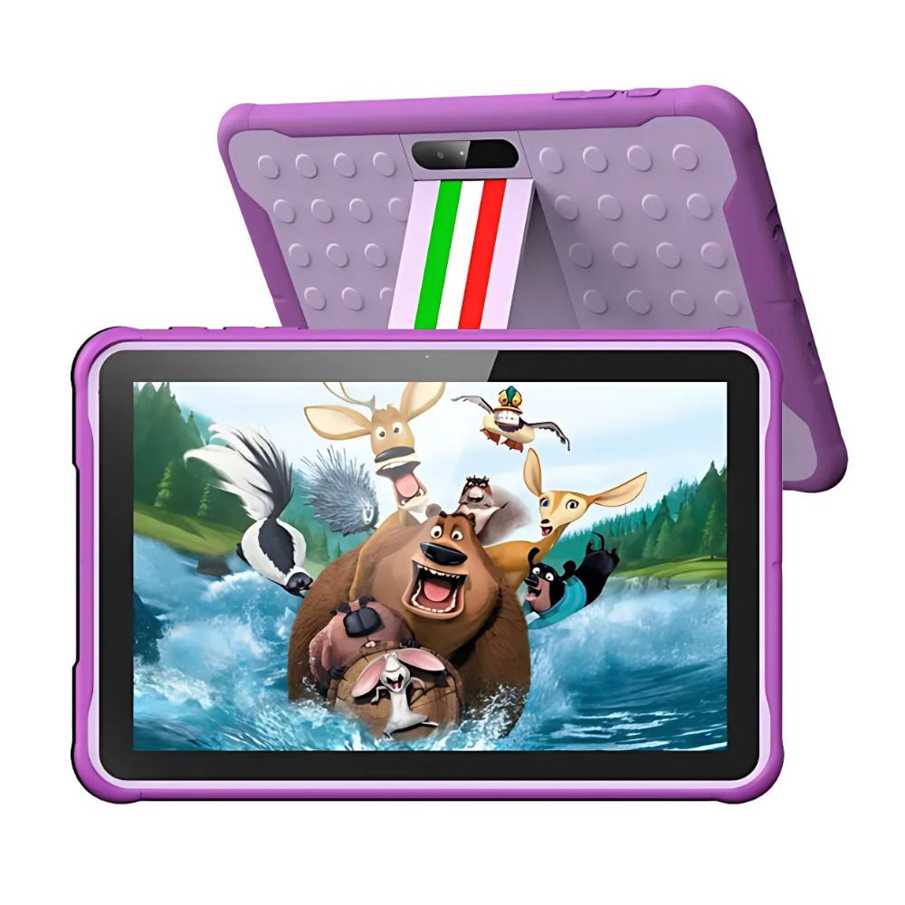 Crusec - Tablet Android K10 64gb 10.1" Funda Antigolpe 1,3 Ghz