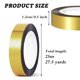 thumbnail image 4 of Cinta de arte gráfico HFKPJRT Gold, 6 rollos, 150 m, color dorado espejo, 4 of 8