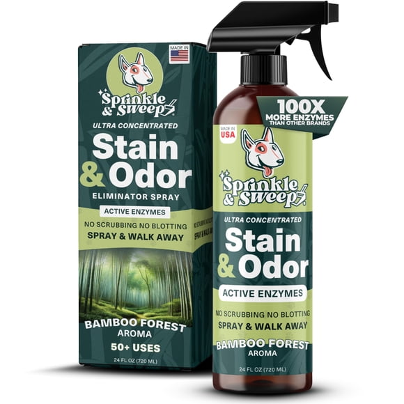 Removedor de manchas y olores para mascotas Spray & Sweep, 720 ml