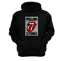 Genérico - Polerón Canguro The Rolling Stones Negro Talla L Unisex