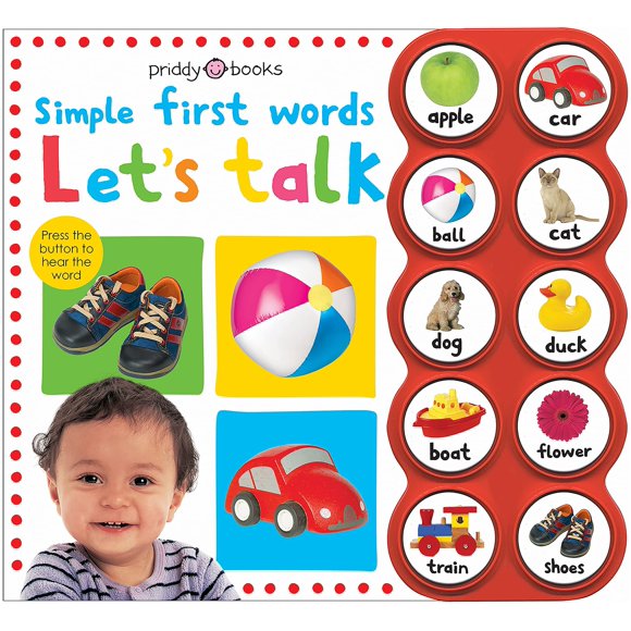 Libro Priddy Books US "Let's Talk" Primeras Palabras