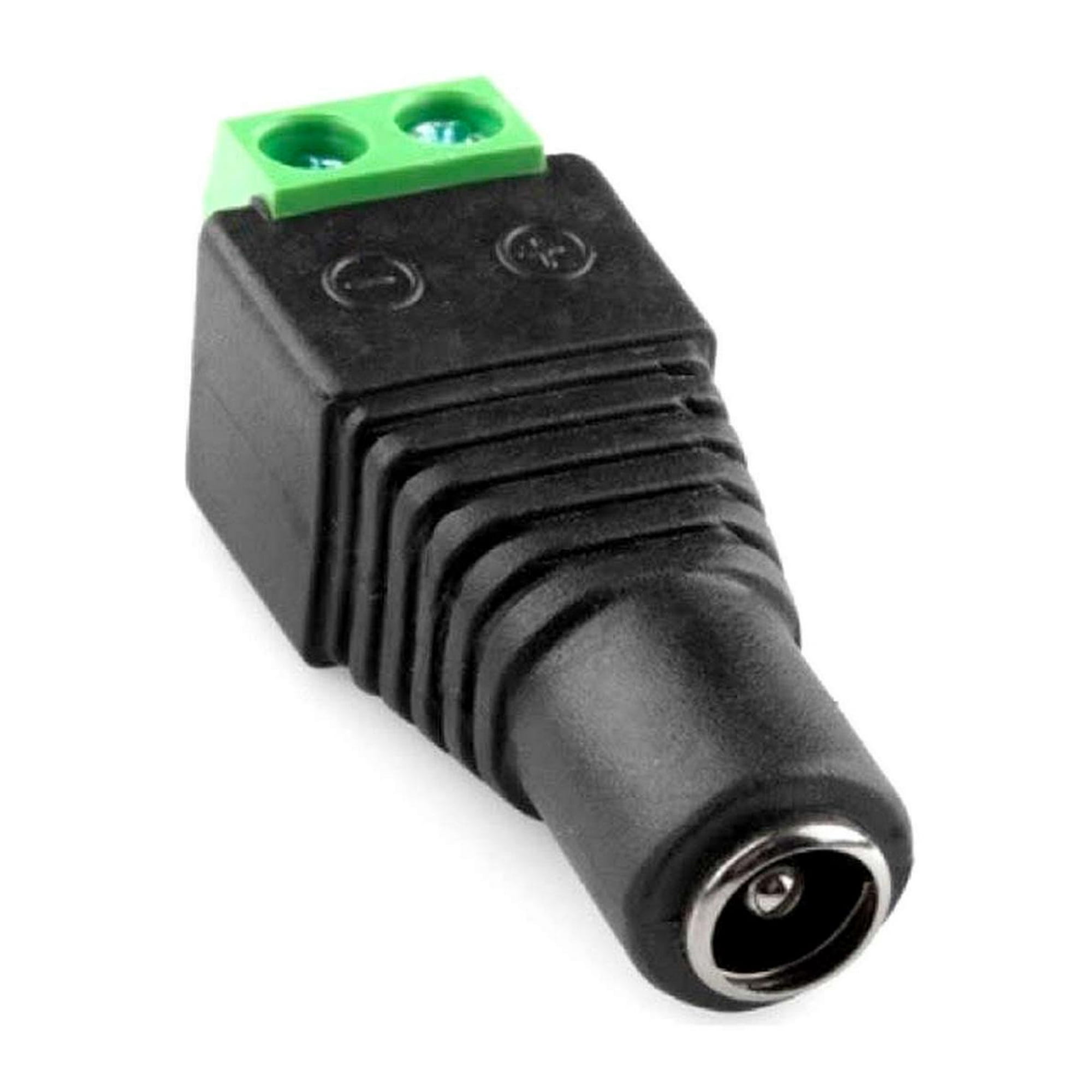 Gen - Conector Terminal Poder 5.5x2.1 Hembra Jack Camaras Tira Led Multicolor