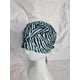 thumbnail image 1 of Gorro Clínico Lycra Cebra negro verde agua, 1 of 1