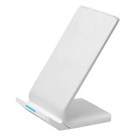 Magideal - Cargador Inalámbrico Rápido De 15 W Protección Contra Sobrecalentamiento Habilitado 2 Bobinas Para Ios Blanco