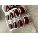 thumbnail image 4 of UñasPostizas Press-on Cortas/Medio Redondeada 24pcs Rojo Cereza, 4 of 6