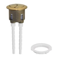 Bothyi - Botón Pulsador De Inodoro, Práctico Botón De Doble Descarga Para Baño, Hogar, Baño, Dorado