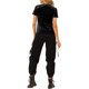 thumbnail image 4 of INSPIRE CHIC Camiseta Casual de Fiesta de Halloween para Mujer de Terciopelo con Cuello Redondo y Mangas Cortas L Negro, 4 of 8