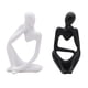 thumbnail image 5 of 2pcs Pensador Escultura Estatuilla Hogar Estatuas Decoración Moderna De Estantería, 5 of 5