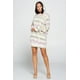 thumbnail image 1 of Vestido Suéter Con Estampado De Rizo Cepillado L, 1 of 5
