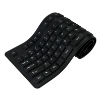 Genérico - Teclado Usb Flexible Impermeable Diginet Español Negro