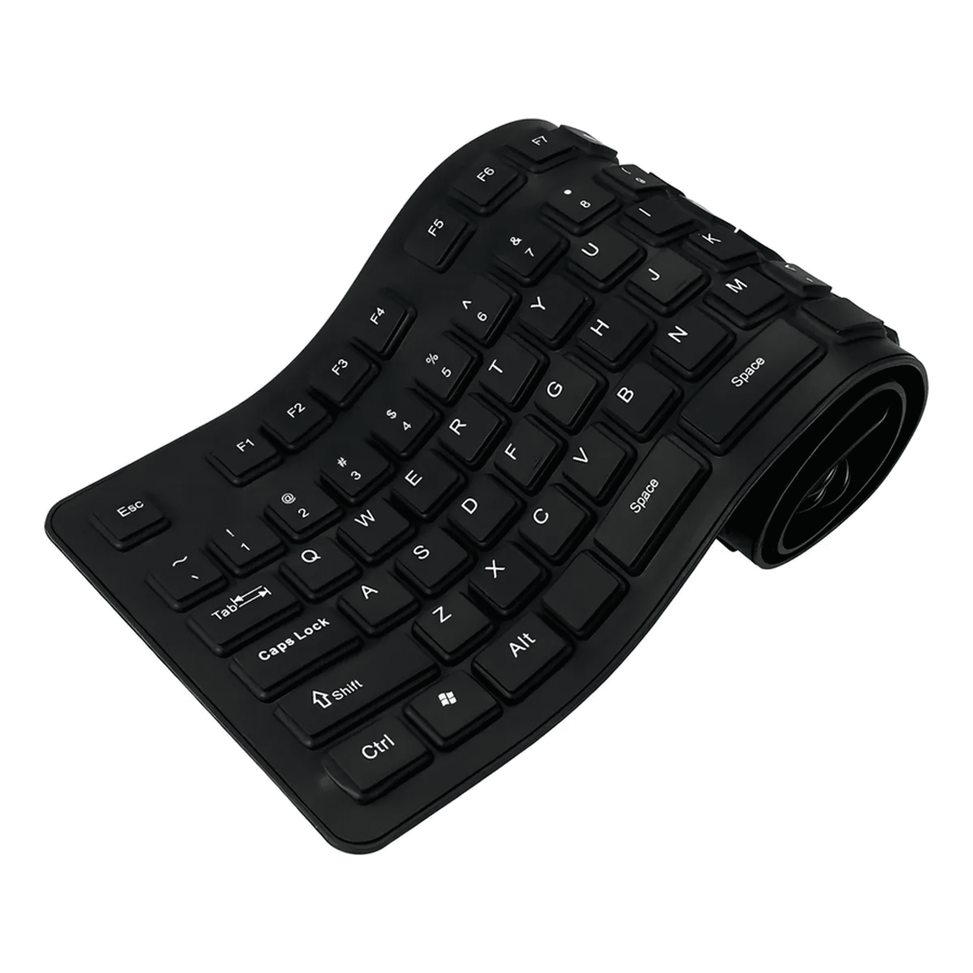 Genérico - Teclado Usb Flexible Impermeable Diginet Español Negro