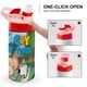 thumbnail image 4 of Padre de familiaBotella de Agua con Tapa Pop Top de Un Toque, Acero Inoxidable, a Prueba de Fugas, para Deportes, Botella Infantil rosa 12 oz, 4 of 6