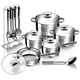 thumbnail image 1 of BATERIA DE COCINA 17 PZS GOURMET LINE ACERO INOXIDABLE, 1 of 5