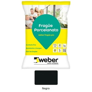 Weber - Fragüe Porcelanato 1Kg Negro