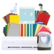 thumbnail image 1 of Kit papelería Silhouette Cameo 5 alpha White +Plancha Mini, 1 of 3
