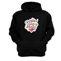 Genérico - Polerón Canguro Enfermera Negro Talla Xl Unisex